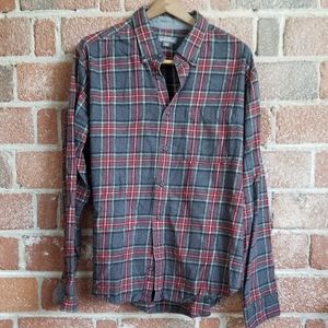 Eddie Bauer oversized plaid shirt